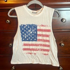 Charlotte Russe American Flag Tank